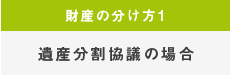 遺産分割協議の場合