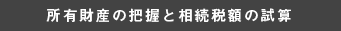 所有財産の把握と相続税額の試算